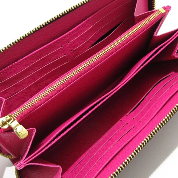 Auth LOUIS VUITTON LV x TM Zippy Wallet M14162 Monogram Pink Multi Character - - Picture 3 of 11